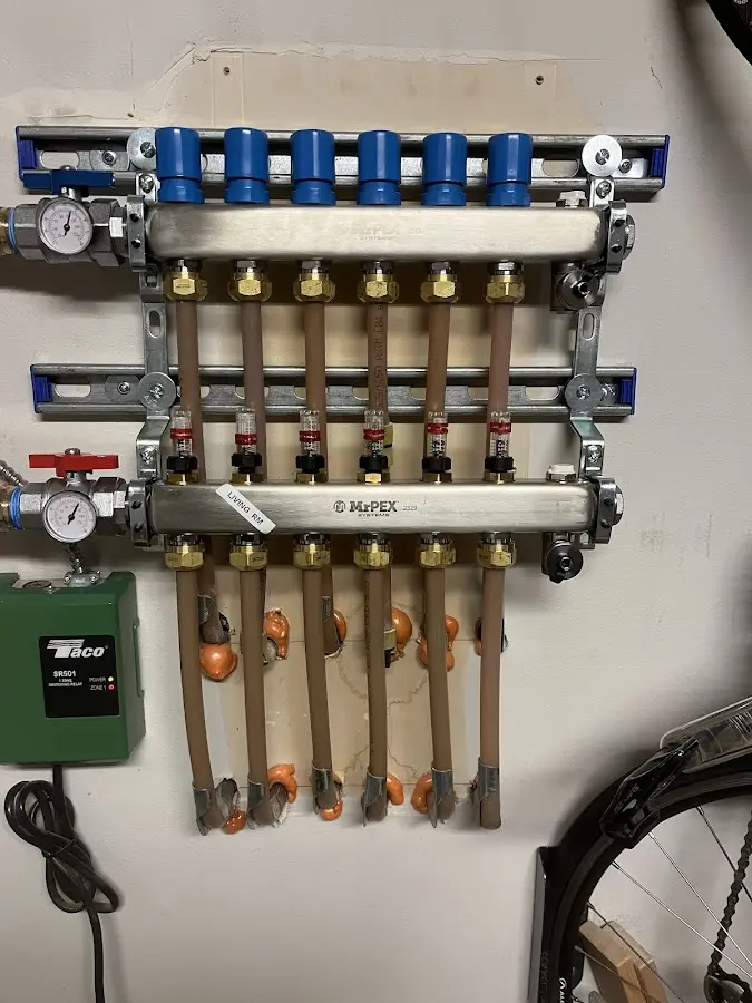 Plumber performing Leak Detection at a residential property in Santaquin